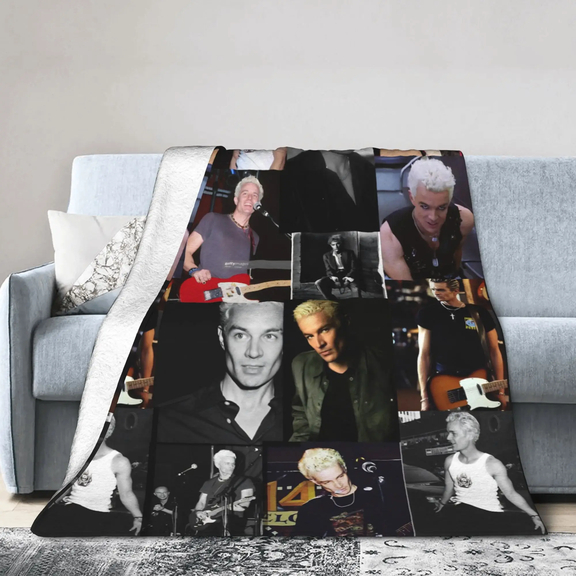 Buffy the Vampire Slayer Movie Blankets Spike  Flannel Throw Blanket Bedding Couch Decoration Lightweight Bedspreads