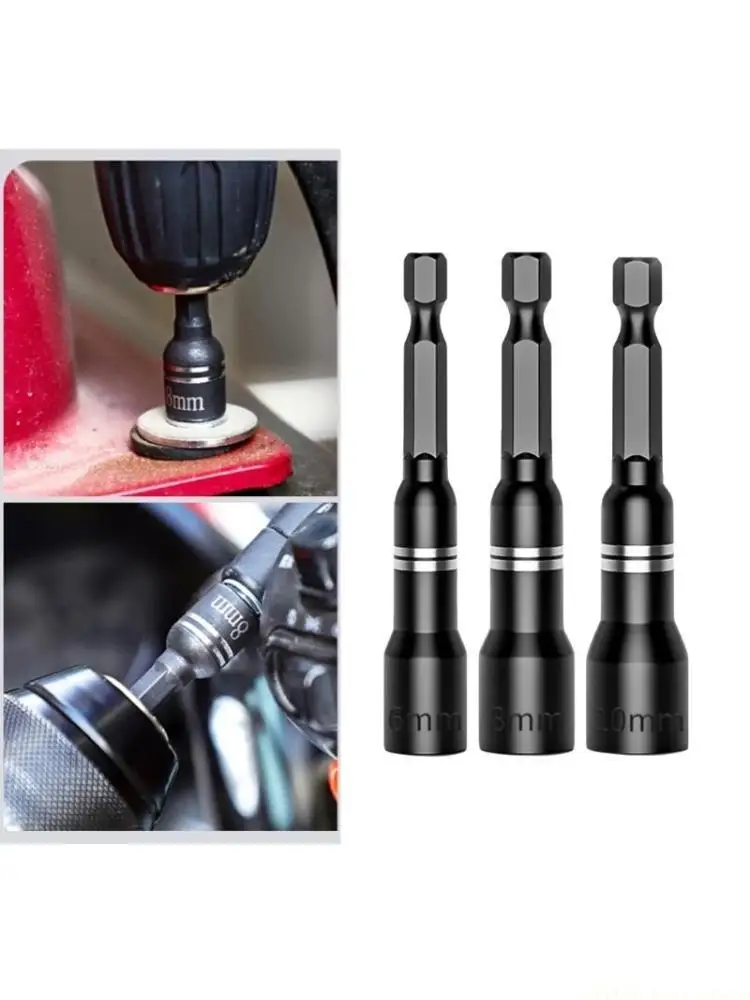 A2BE Nut Driver Set Impact Power Nut Driver Drill Bit Quick Changes