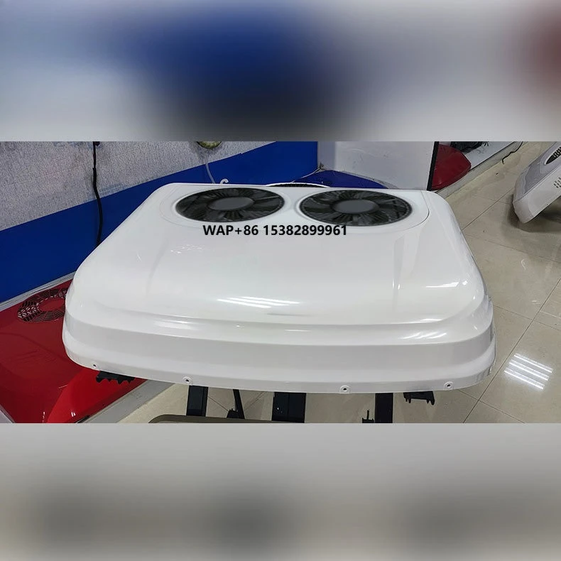 

Rooftop New Dual Fan Cooling Auto Air Conditioner 12v Parking Cooling Air Conditioner for Truck Rv Caravan
