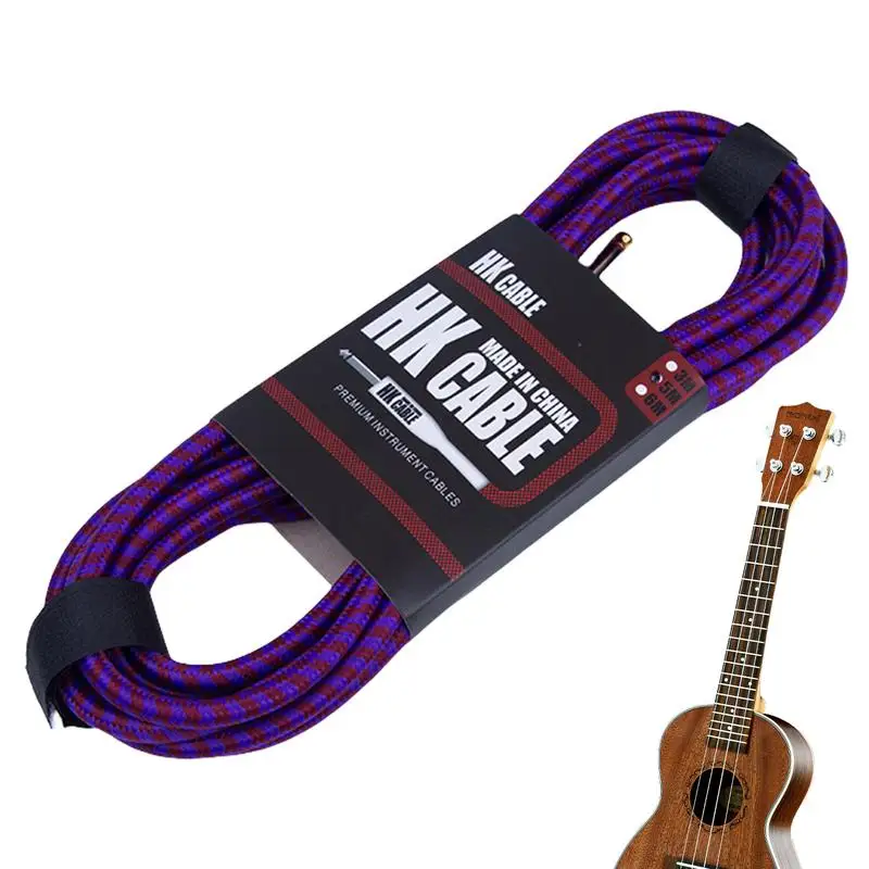 Cavo per chitarra elettrica lungo cavo per chitarra ad alta fedeltà copertura protettiva in Silicone cavo Audio flessibile