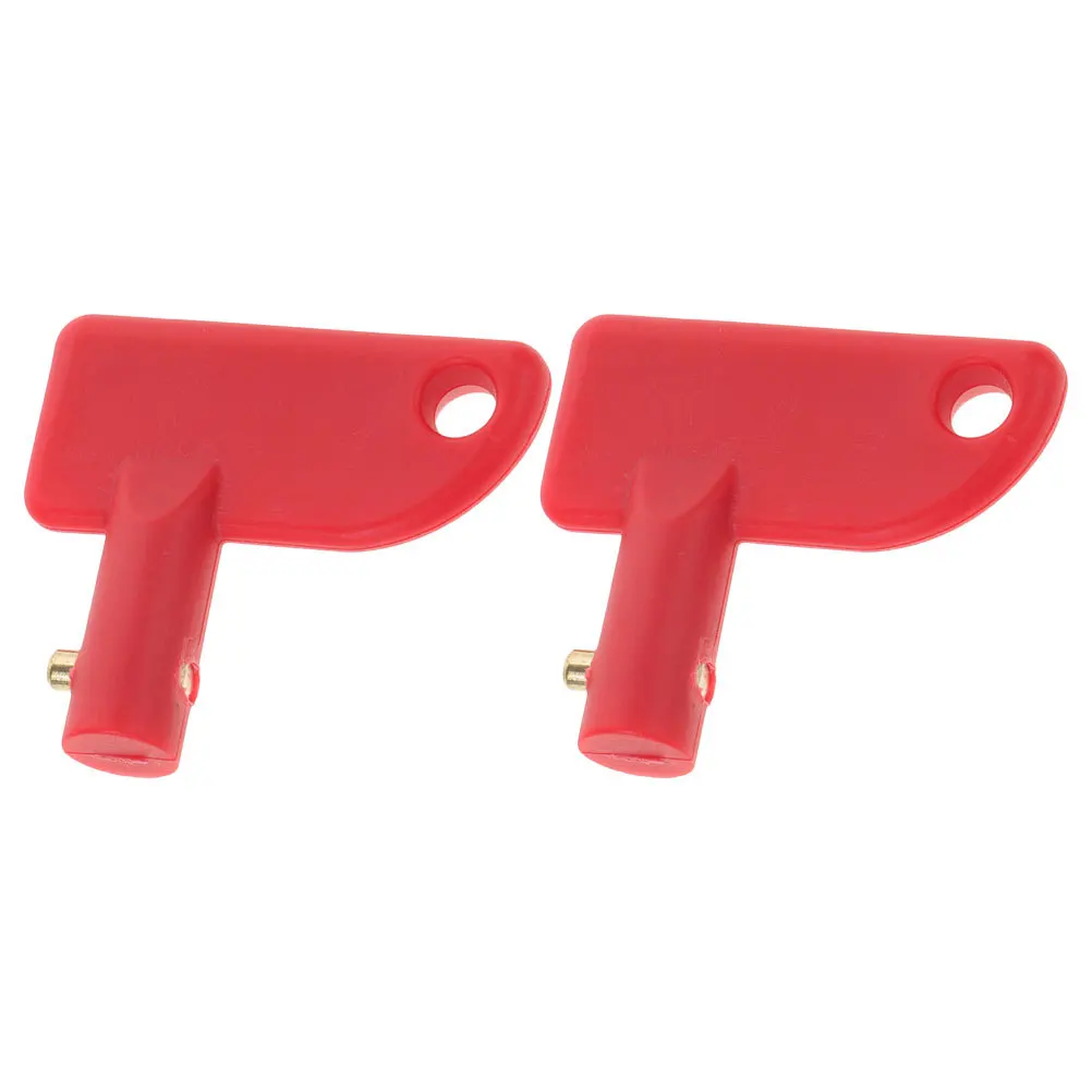 

2Pcs Disconnect Switch Handle Plastic Car Shutoff System Part Emergency Power Isolation Prevent Drain Vehicle