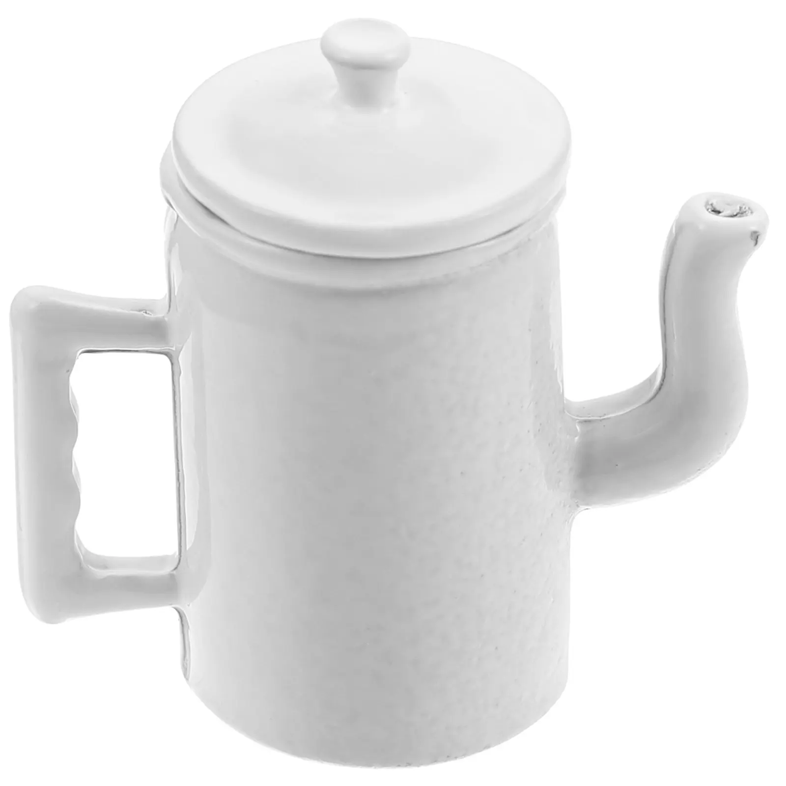 

Miniature Coffee Pot for Mini House Decoration Exquisitely Crafted Lifelike Design Fine Texture Simple Use Small Delicate Micro