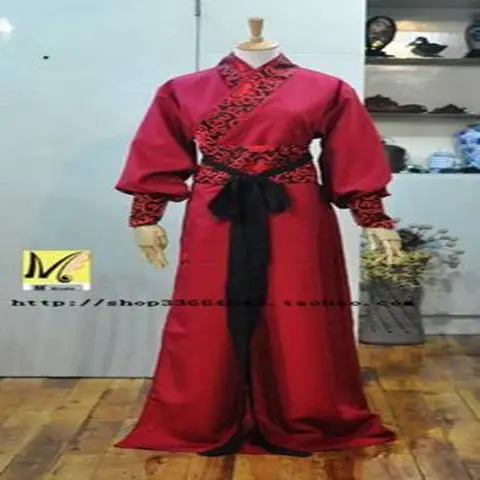 Bata de seda China para hombre, traje de caballero antiguo, aldult Kimono Chino, Tradicional, Vintage, étnico, escenario, cosplay, baile, Hanfu