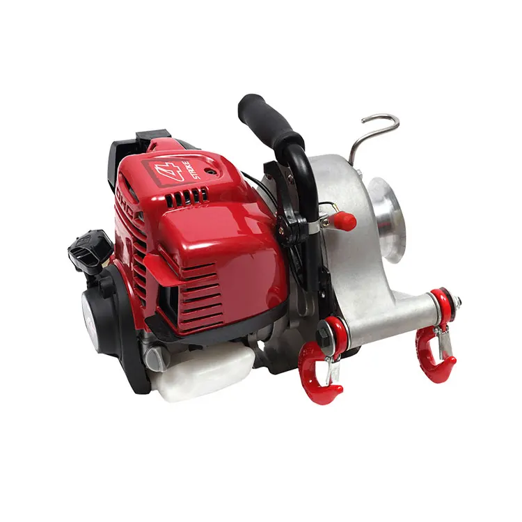 Power of 1550lbs Gas-Powered Portable Capstan Winch