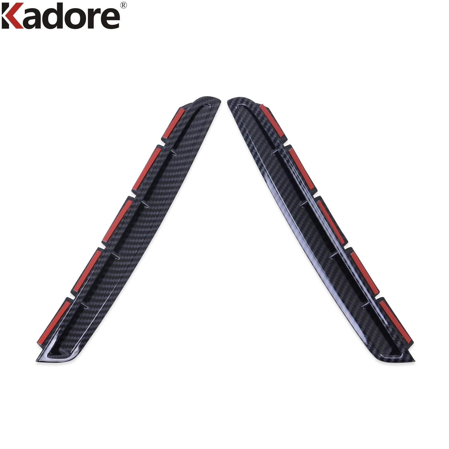 إكسسوارات لسيارة Hyundai Palisade 2023 2024 مصنوعة من ألياف الكربون مصباح إضاءة أمامية للضباب غطاء للحاجب قصاصات للجفن