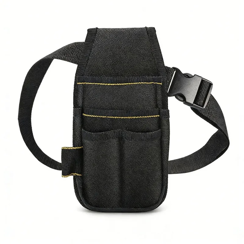 Heavy Duty Canvas Tool Pouch Multifunctional Oxford Electrician Waist Bag Small Hardware Tools Organizer