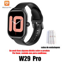 Original Microwear W29 PRO Smart Watch 1GB local Music Bluetooth Call Compass GPS NFC Wireless Charge W29pro Smart Watch