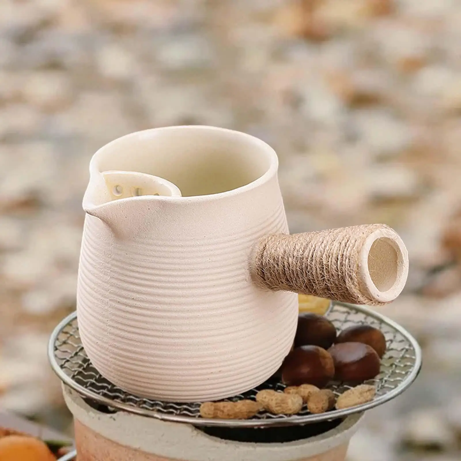 Ceramic Teapot Durable Tea Maker Kettle for Tea Lovers Gift Kitchen Home