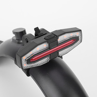 Electric Scooter Turning Signal Tail Light USB Rechargable with Remote Control Turn Signal Light LED for Xiaomi M365 Pro 2 MI 4