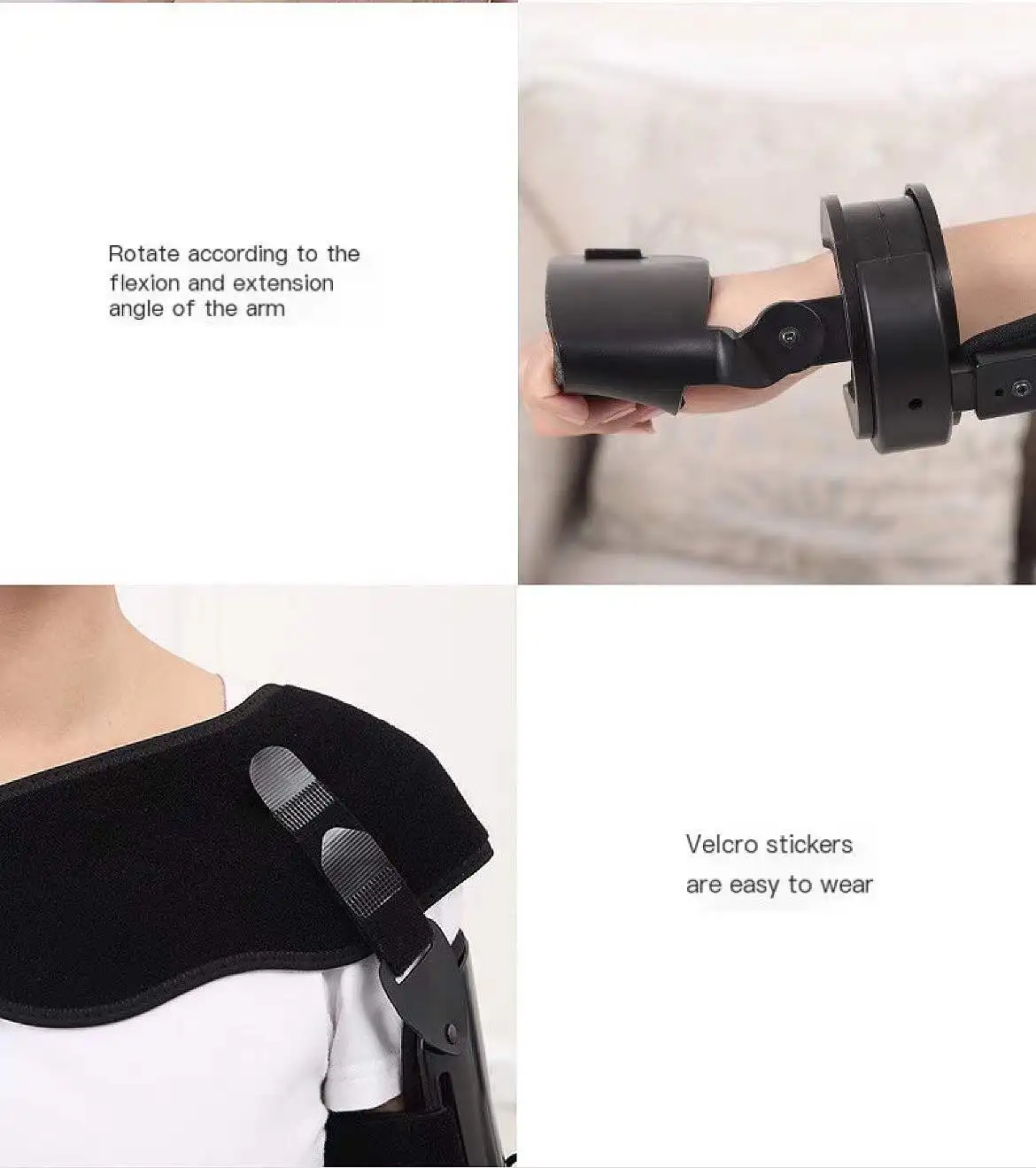 Adjustable Electric Elbow Support Splint Flexible Upper Limb Training Brace for Joint Recovery Rehabilitation Care