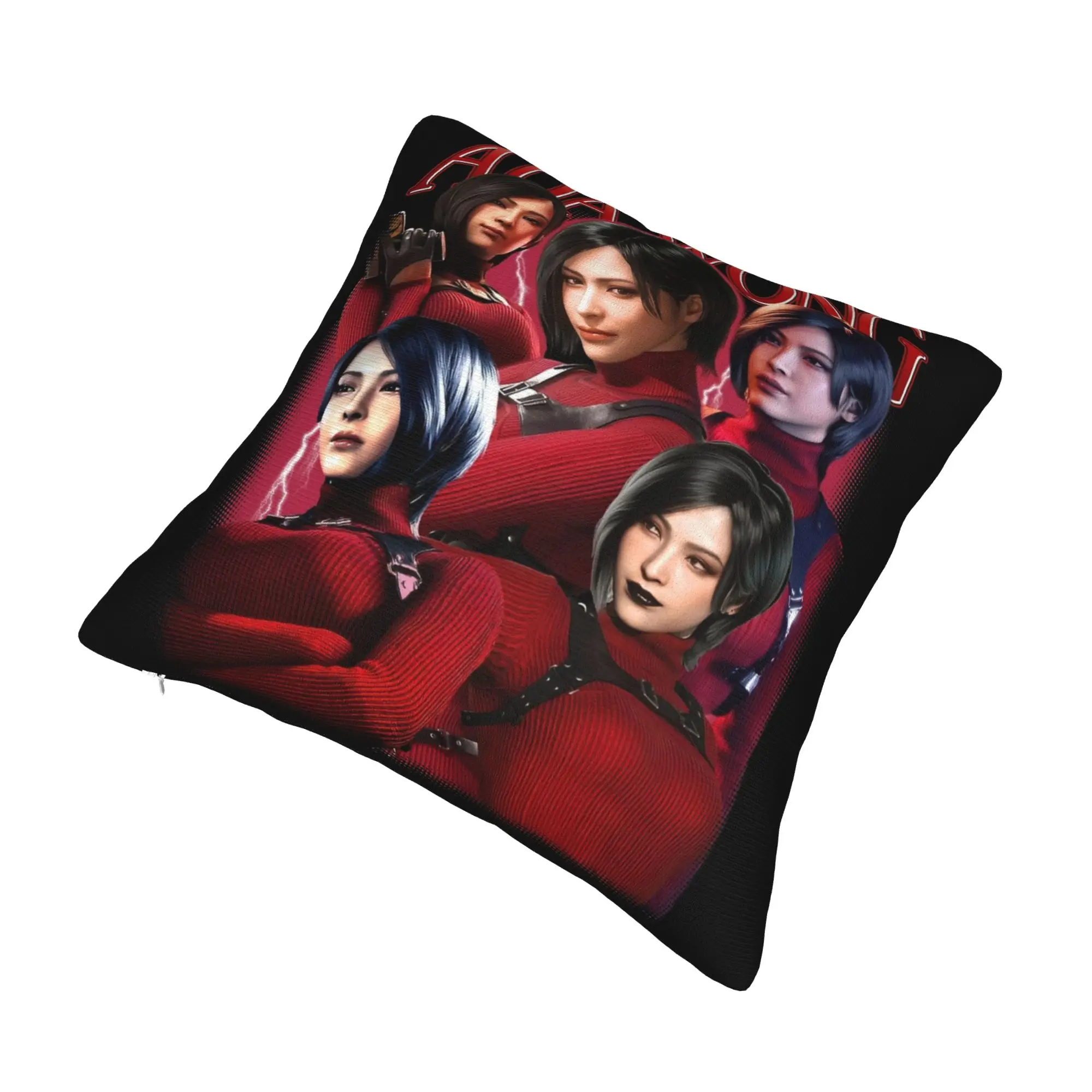 Ada Wong Bootleg Leon S.Kennedy Pillowcase Soft Polyester Cushion Cover Decoration  Pillow Case Cover Home Square 40*40cm