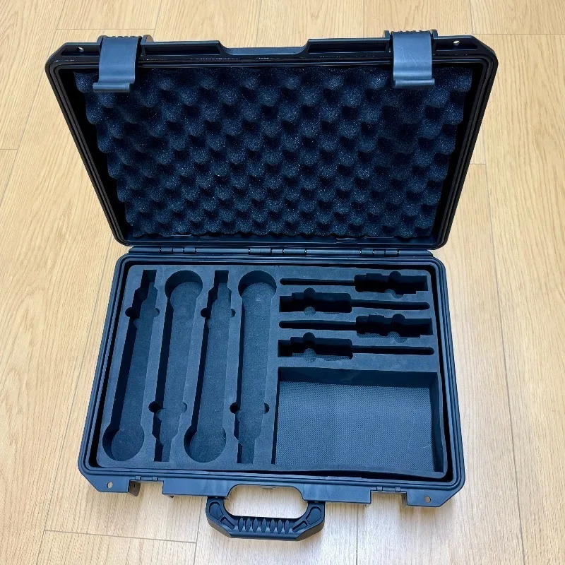 Multifunctional PP Microphone Case, Handheld Mic Flight Case, Portable Storage Toolbox
