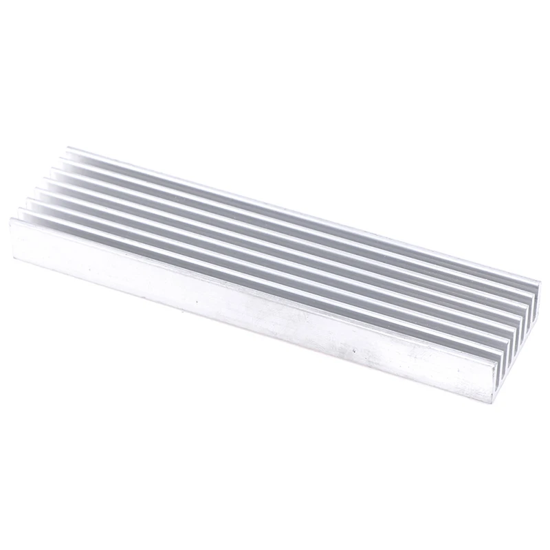 【Y】100*25*10mm Aluminum High Power Heatsink Electronics Radiator