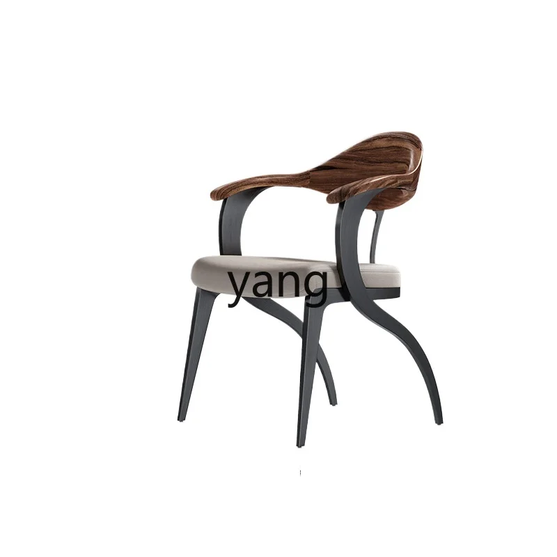 

LTT Full Leather Desk Chair Villa Large Flat Floor Original Tea Table Master Chair