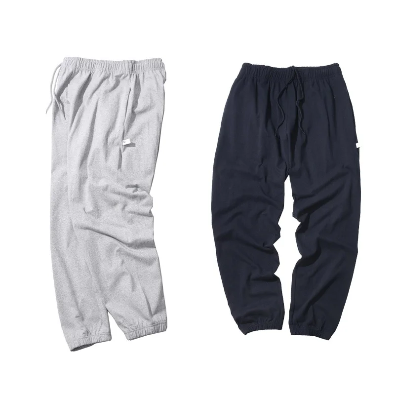 

Japanese Streetwear Sle Heavyweight Casual Pants Men's Loose Fit Knitted Spor Trousers Large Size Color Versatile L...