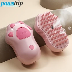 3 in 1 Cat Comb Brush Electric Spray Cat Steam Brush Spray Cat Hair Brushes for Massage Pet Float remover Cat Supplies