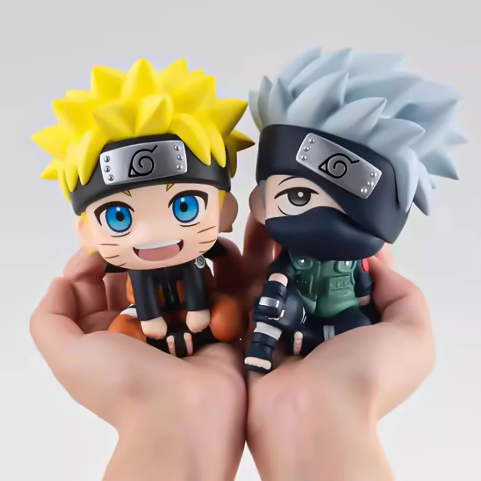 Quente 10cm naruto anime figura uzumaki naruto kakashi uchiha sasuke itachi brinquedos bonitos q figuras de ação estatueta modelo brinquedo presente do miúdo