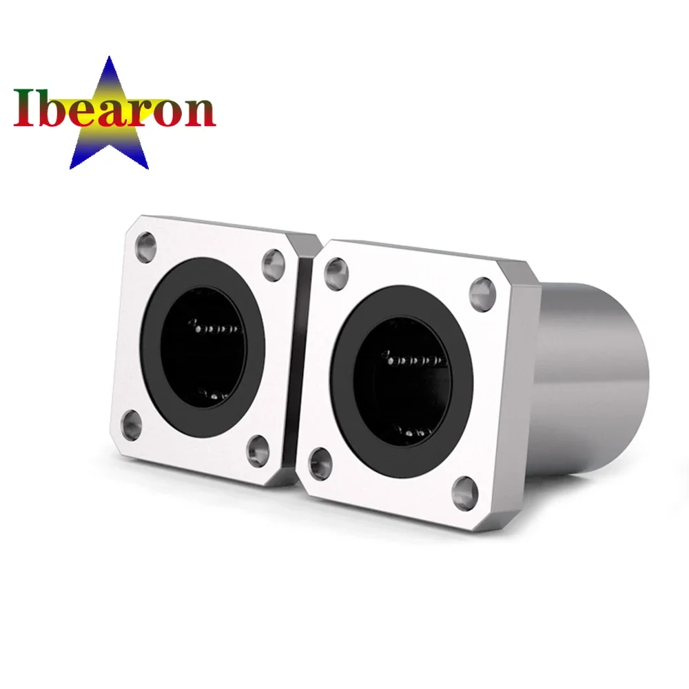 1PCS LMK35UU Standard Type Square Flanged Linear Motion Ball Bearing Seals On Both Side High Quality Resin Retainer