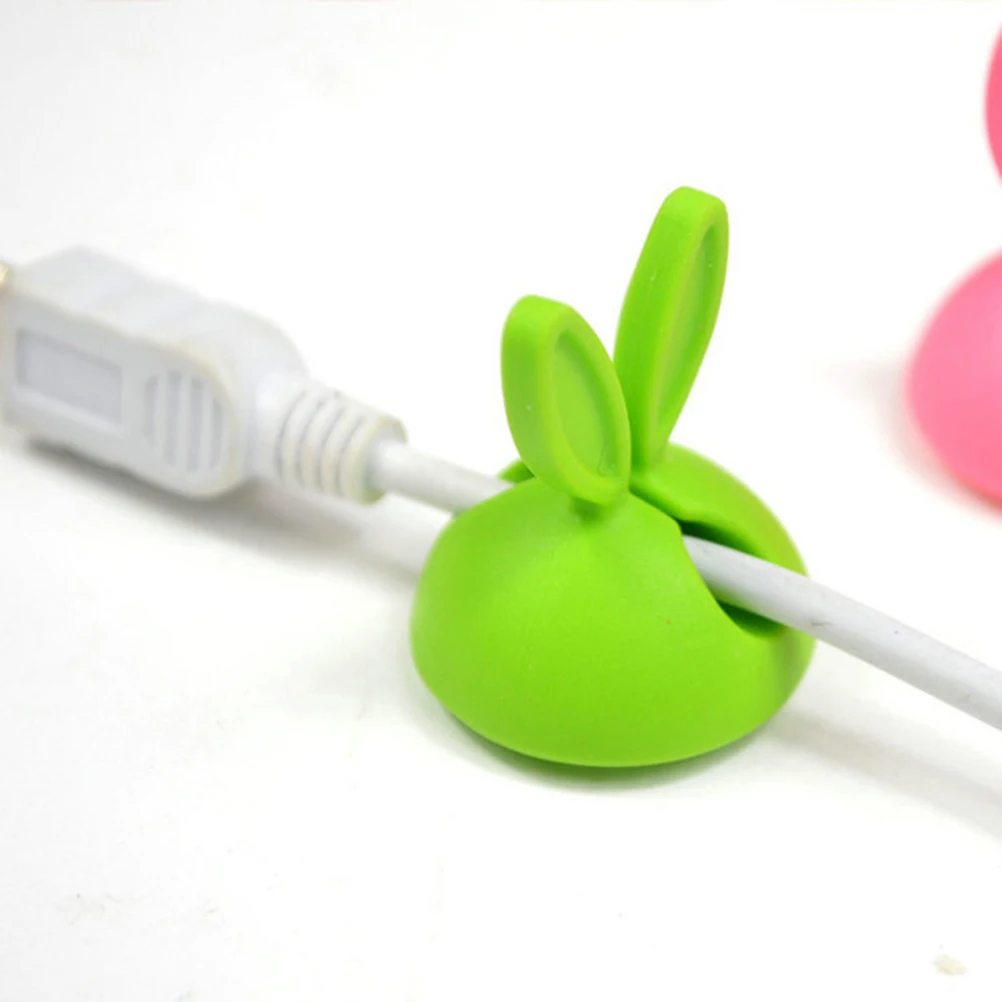 

8pcs Cable Clips Self Adhesive Cord Organizer Wire Holders Usb Audio Cable Fixing Multi Size Black For Home Office Use