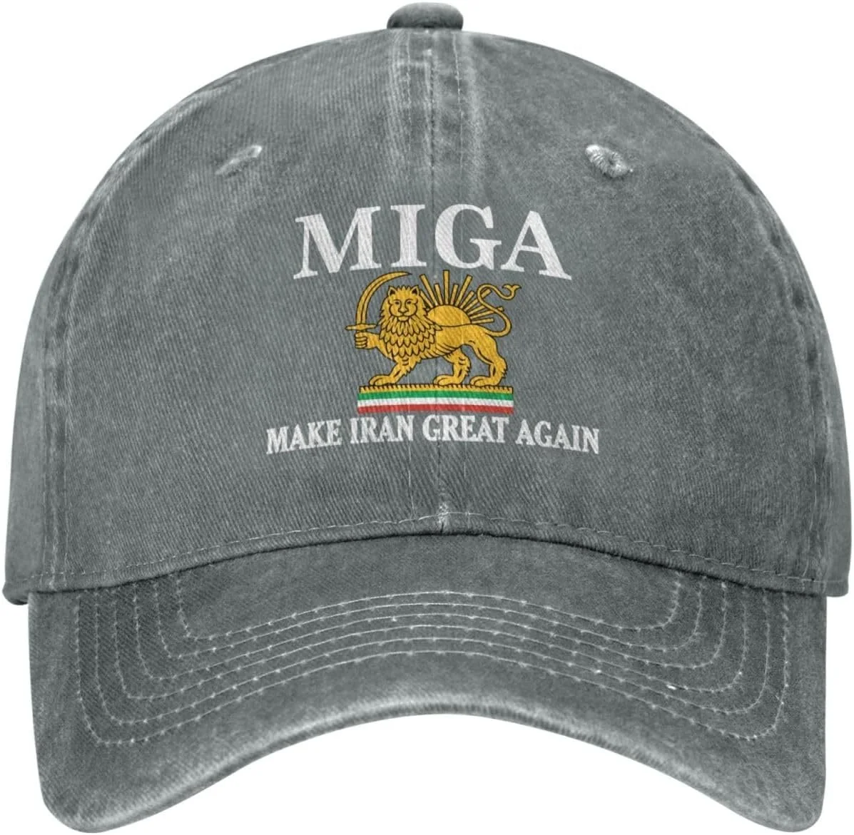 Maak Iran weer geweldig Baseball Cap Heren Dames Print Trucker Hat Zomer Y2k Retro Running Hippie Zonneklep Baseball Caps