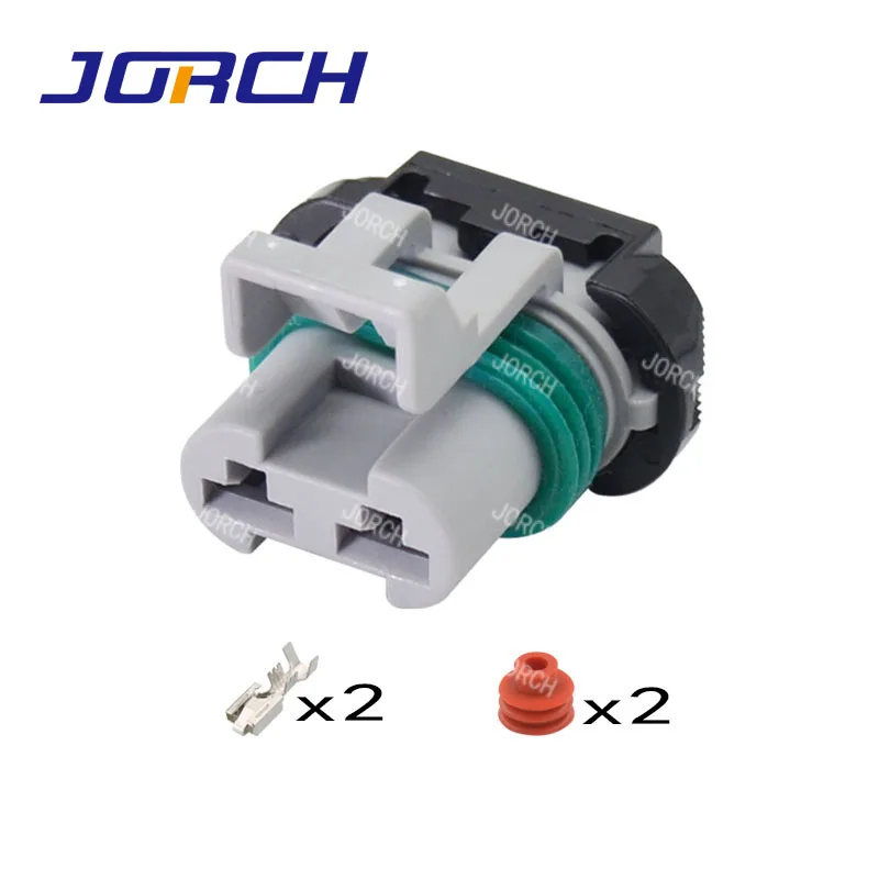 10 sets 2 pin Delphi electronic Ford fan plug headlamp plug power ABS pump Connector 15363990