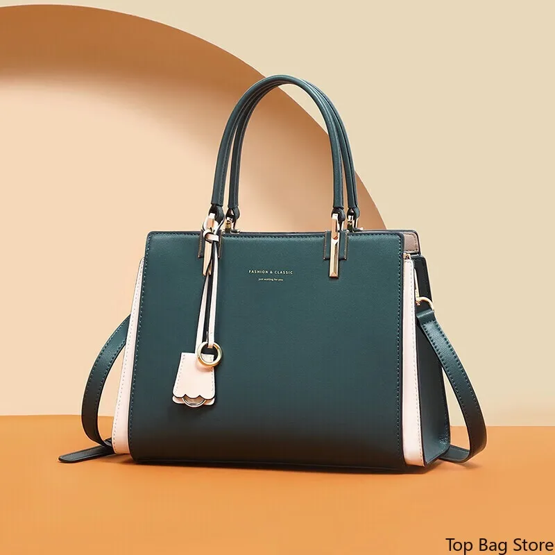 Minimalist Everyday Shoulder Bag for Women Genuine Leather Full Grain Leather Vegetable Tanned Convertible Crossbody Strap