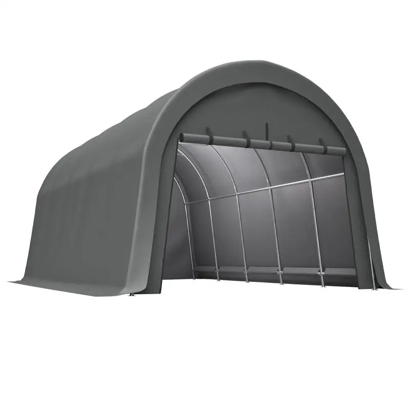 

Сверхмощный карпорт 12x20 футов, портативный гараж со стальным каркасом коммерческого класса, устойчивый к ветру и снегу, водонепроницаемое для хранения на открытом воздухе