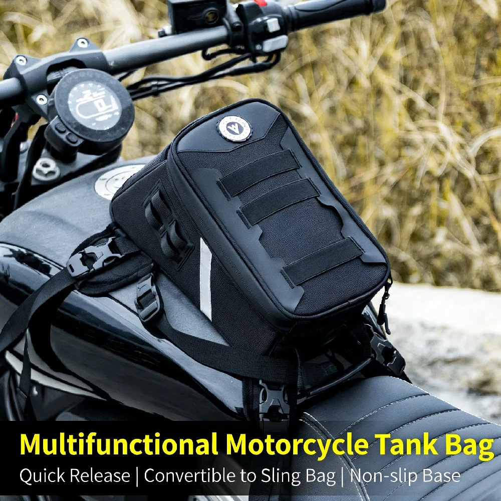 Fuel Tank Bag Screen Touch Phone Holder Motorcycle Bag Toolkit Storage Quick Release Handbag Riding Accessories