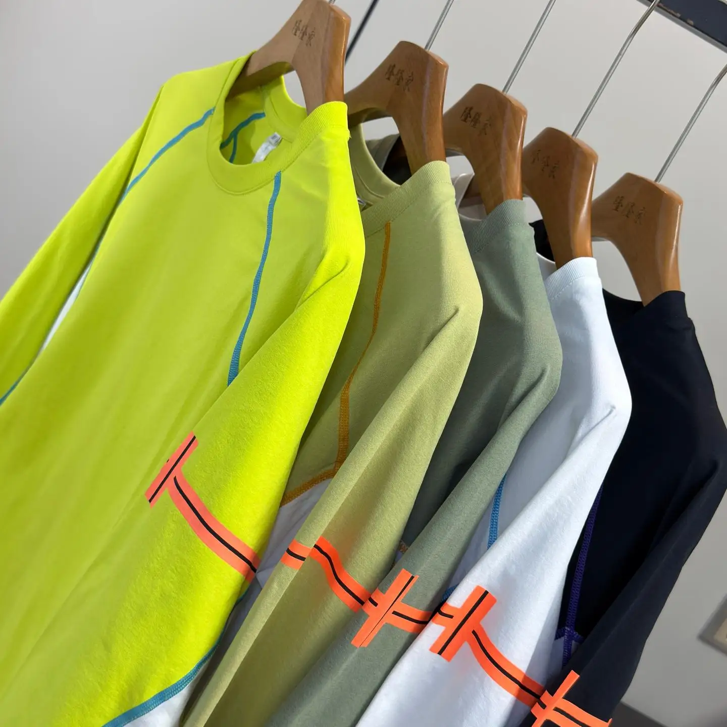 Outdoor Climbing Men's Long Sleeve T-Shirt Quick Dry Breathable Moisture Wicking Color Block Couple Style Polyester Elastic F...