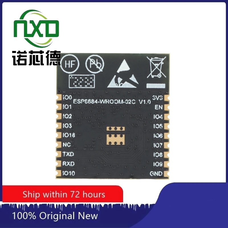 5PCS/LOT  ESP8684-WROOM-02C-N2/N4  32-bit RISC-V MCU 2.4GHz Wi Fi Bluetooth Module