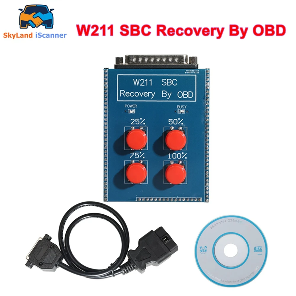 Best W211 SBC Reset Tool SBC Repair Tool For Mercedes-Benz OBD2 Reocvery Tool C249F SBC ABS W211 R230 Recovery By OBD Directly
