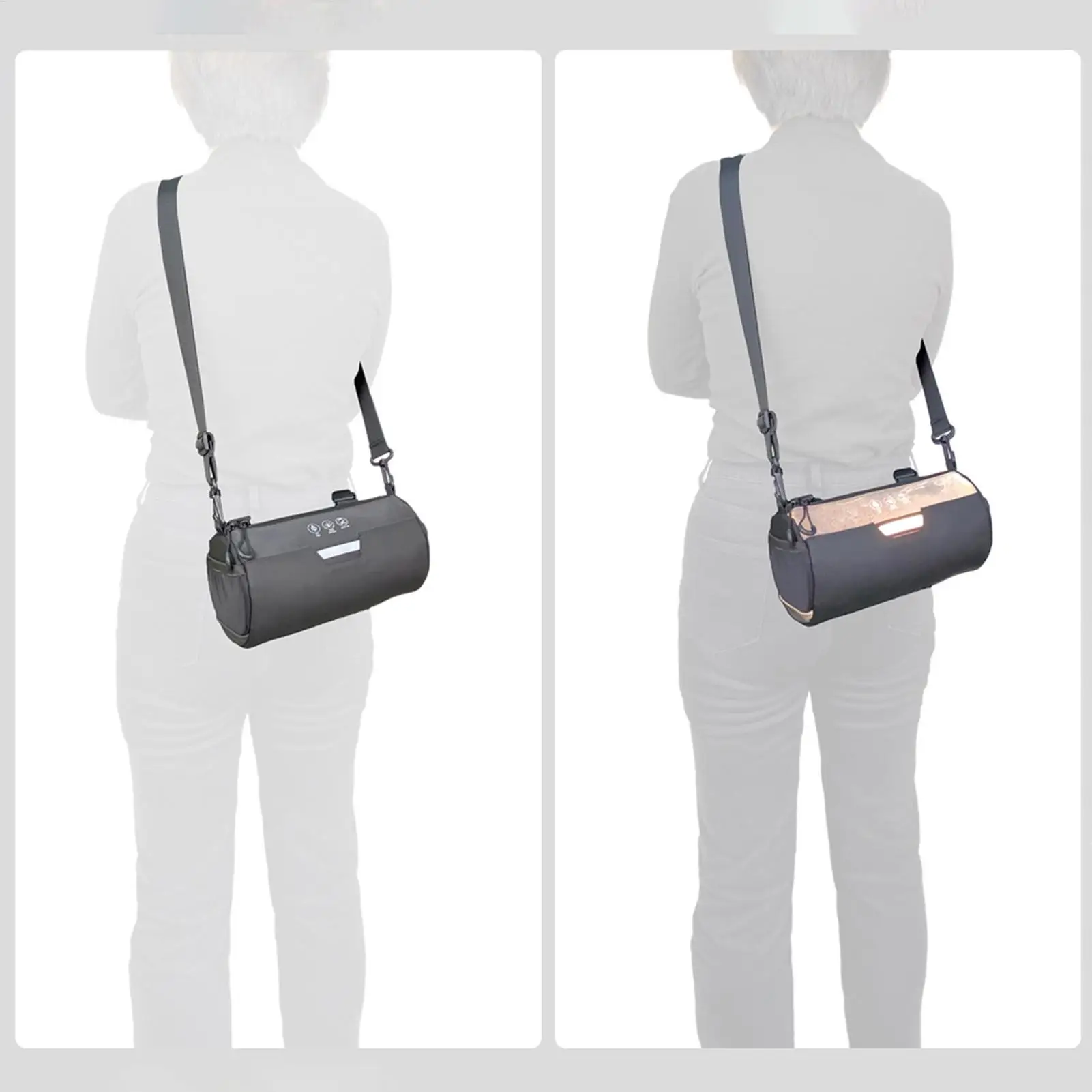 

Bike Front Bag 2L Waterproof Bike Front Storage Pouch With Shoulder Strap Cycling Handlebar Bag For Women Men Daily Commuters