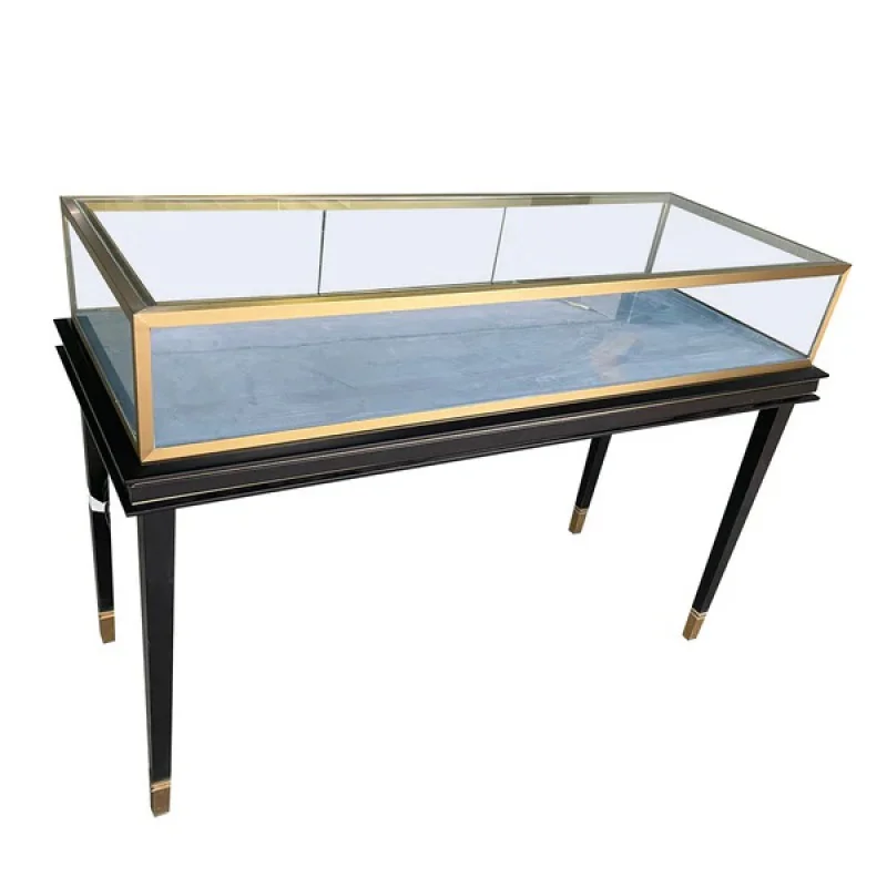 

Custom. high quality jewelry showcase display cases store display glass cabinet with LED light