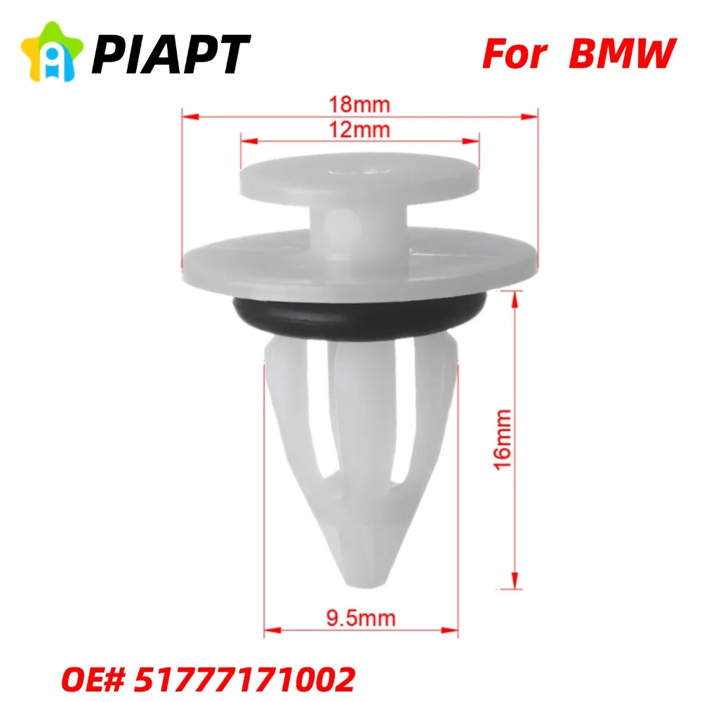 10PCS OE#51777171002 Rocker Molding Retainer & Wheel Arch Cover Clip for BMW Alpina XB7 Hybrid X6 M8 X1 X2 X3 X4 X5,