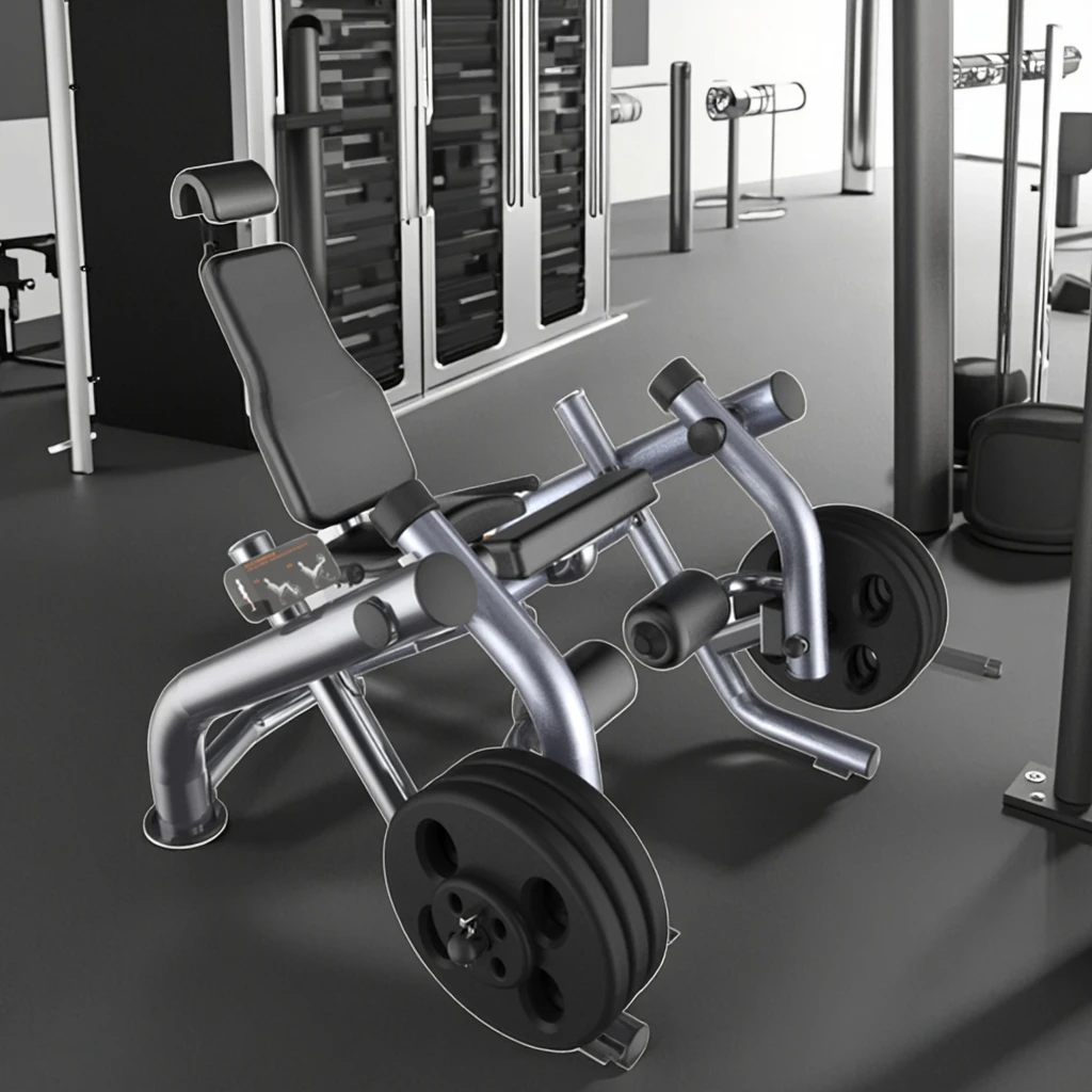 Platenbelaste beenextensieappa - Home Gym Leg Extension recensie en prijs