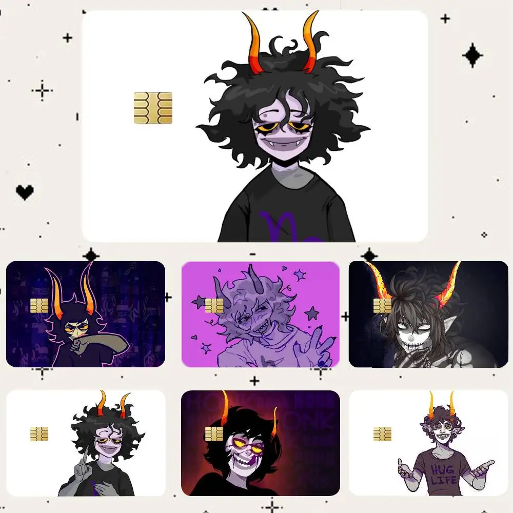 

Gamzee Makara HD Waterproof Card Skins Protective Stickers for Credit Bank Game Cards