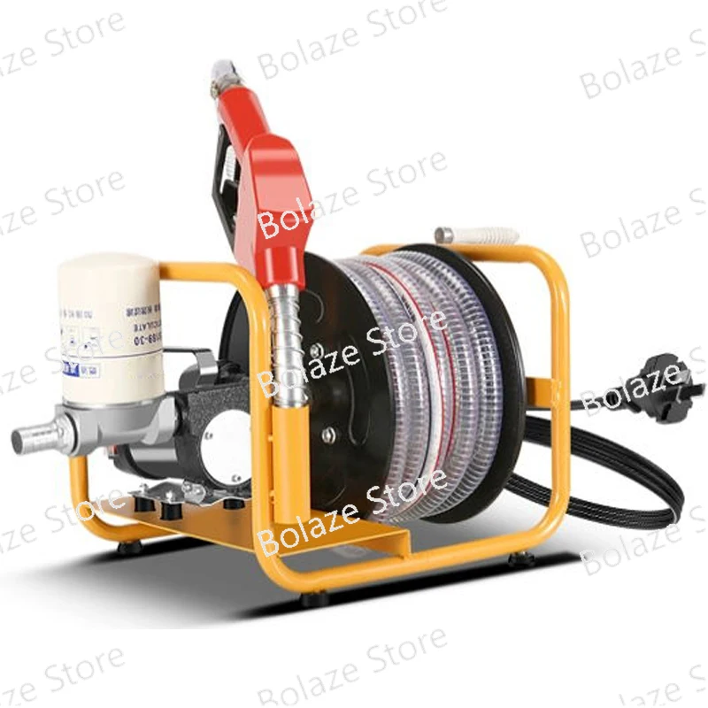 

12V24V220V Electric Diesel Oil Pump High Power Automatic Shutdown Oil Pump Metering Refueling Gun Diesel Special