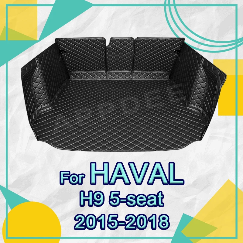 

Автомобильный коврик для багажника с полным покрытием для HAVAL H9 5-Seat 2015-2020 19 18 17 16, защитная накладка на багажник автомобиля, аксессуары для защиты интерьера