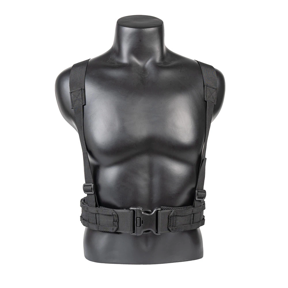 

Outdoor Hunting Tactical Molle Belt Set, Four Piece Tactical Belt with Load Bearing Y-Shoulder Strap