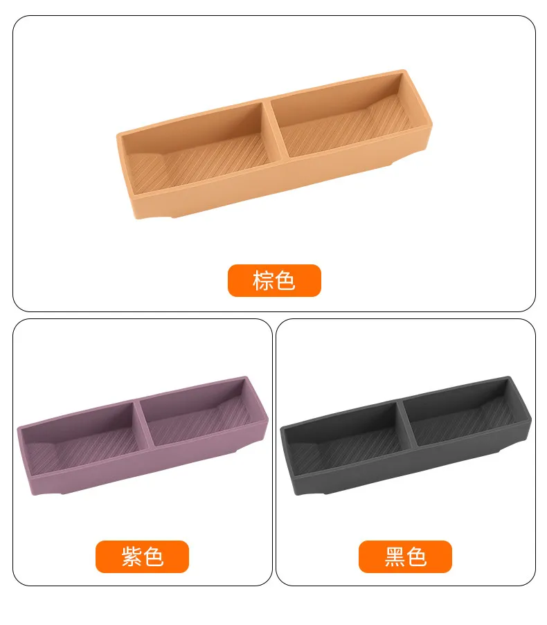 For Chery ICAUR ICAR V27 Car Navigation Screen Rear Silicone Storage Box Dashboard Sundries Organizer Tray Interior Accessories detail image 14