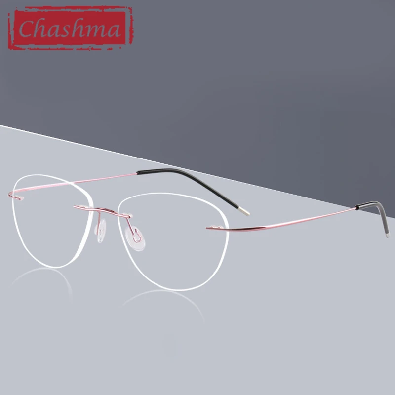 

Chashma Prescription Glasses Men Optical Titanium Ultra Light Eyewear Eyeglasses Frames for Male and Female Clear Recipe Lenses