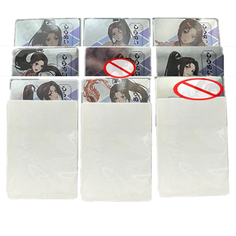 9Pcs/set Homemade Double-sided Sexy Anime Card King of Fighters Mai Shiranui ACG Competitive Game Surprise Gift Comic Collection