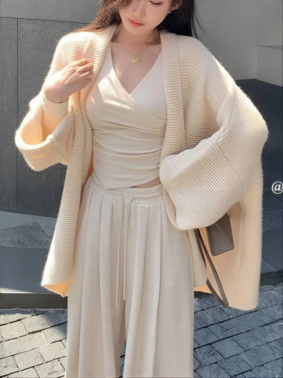 

Удлиненные кардиганы Kawaii для женщин: весенние, в полоску, элегантные, с манжетами, геометрическим узором, двумя карманами, в стиле Fairycore, в горошек, с завязками, мягкие, для уличной моды