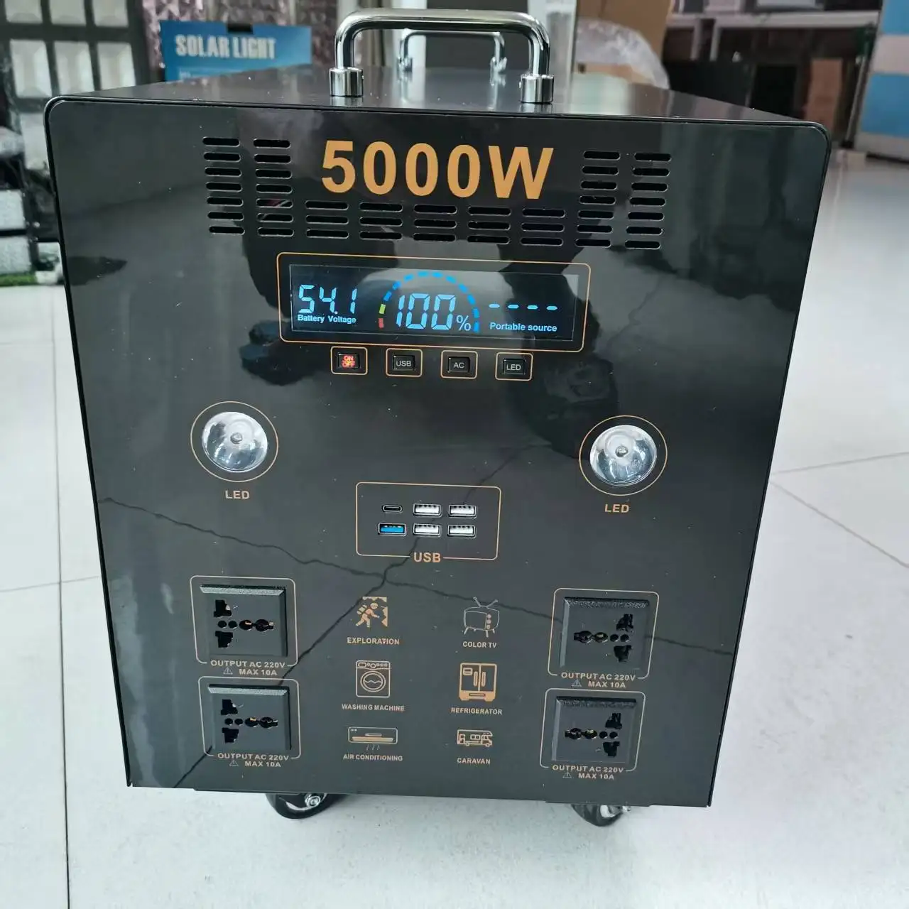 200W/300W/500W/600W/1000W/1200W Home Energy Storage Solar Charging Small Size Large Capacity