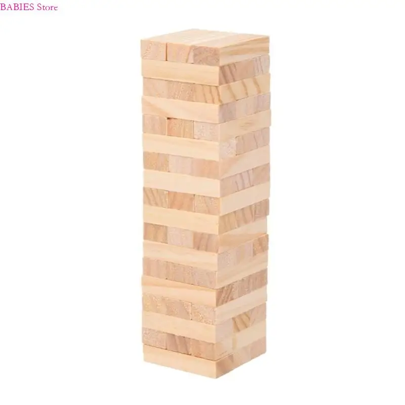 

C9GB Solid Stacking Block Board Game Toy for Parent Kids Fine Motor Skill Toy