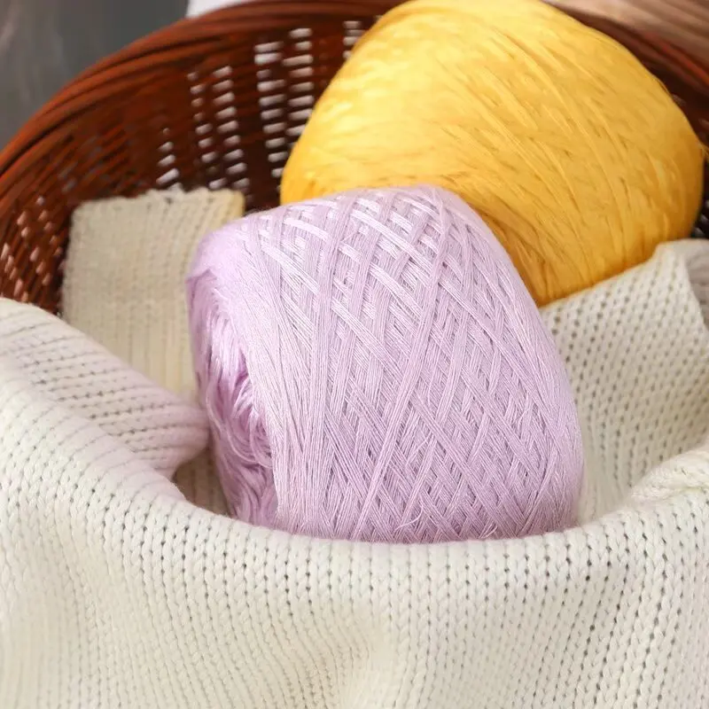 100g 98% Bamboo Fiber 2% Long-staple Cotton, Soft Yarn, Skin-friendly Yarn, Close-fitting, Non-irritating Hand-knitting Thread