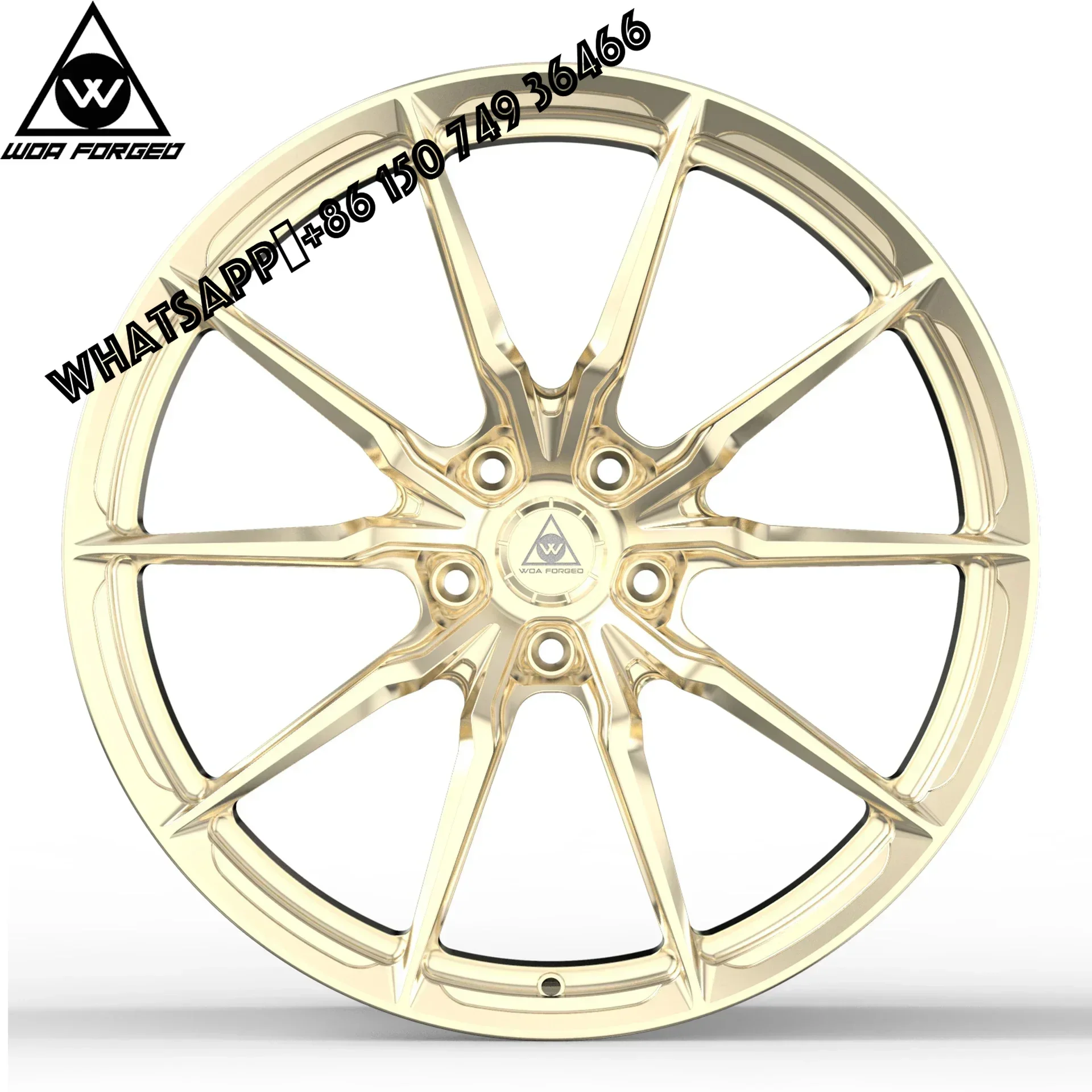 6061-T6 WOAFORGED Custom Color Forged Alloy Car Wheel Lightweight Rims 17 18 19 20 21 22 23 Inch for P104sc T6061 911 91