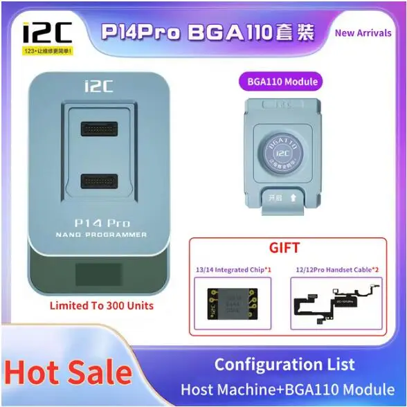 

Программатор I2C P14PRO Nand для iPhone 5G-14PM Nand BGA70 и BGA110 Ball, изменение данных, Wi-Fi, Bluetooth, номер SN