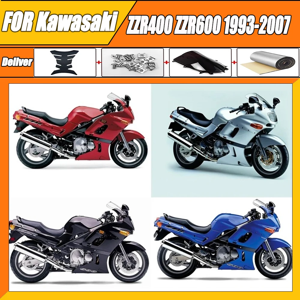 

Motorcycle Fairing Kit ABS Plastic Injection For Kawasaki Ninja ZZR 400 600 ZZR400 1993-2007 ZZR600 1998-2003 Body Full Bodykits