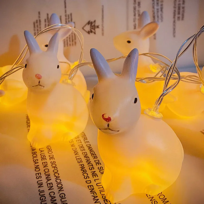 Ostern Kaninchen String Licht Für Zimmer Warm Weiß Licht Indoor Party Dekoration String Lichter Lampen N015
